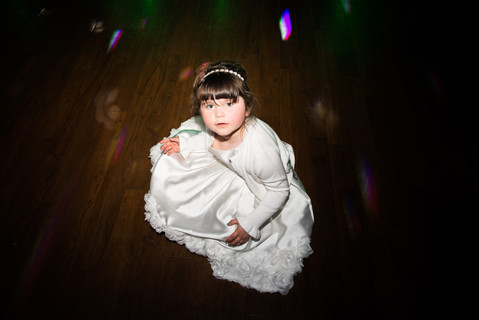 Flower Girl Wedding Photography Portrait at Stradey Park Hotel, Llanelli