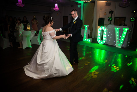 First Dance Wedding Photography at Stradey Park Hotel, Llanelli