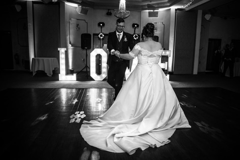 First Dance Wedding Photography at Stradey Park Hotel, Carmarthenshire