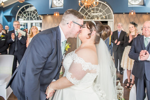 Wedding Photography Kiss in Swansea, Carmarthenshire, The Gower and South Wales