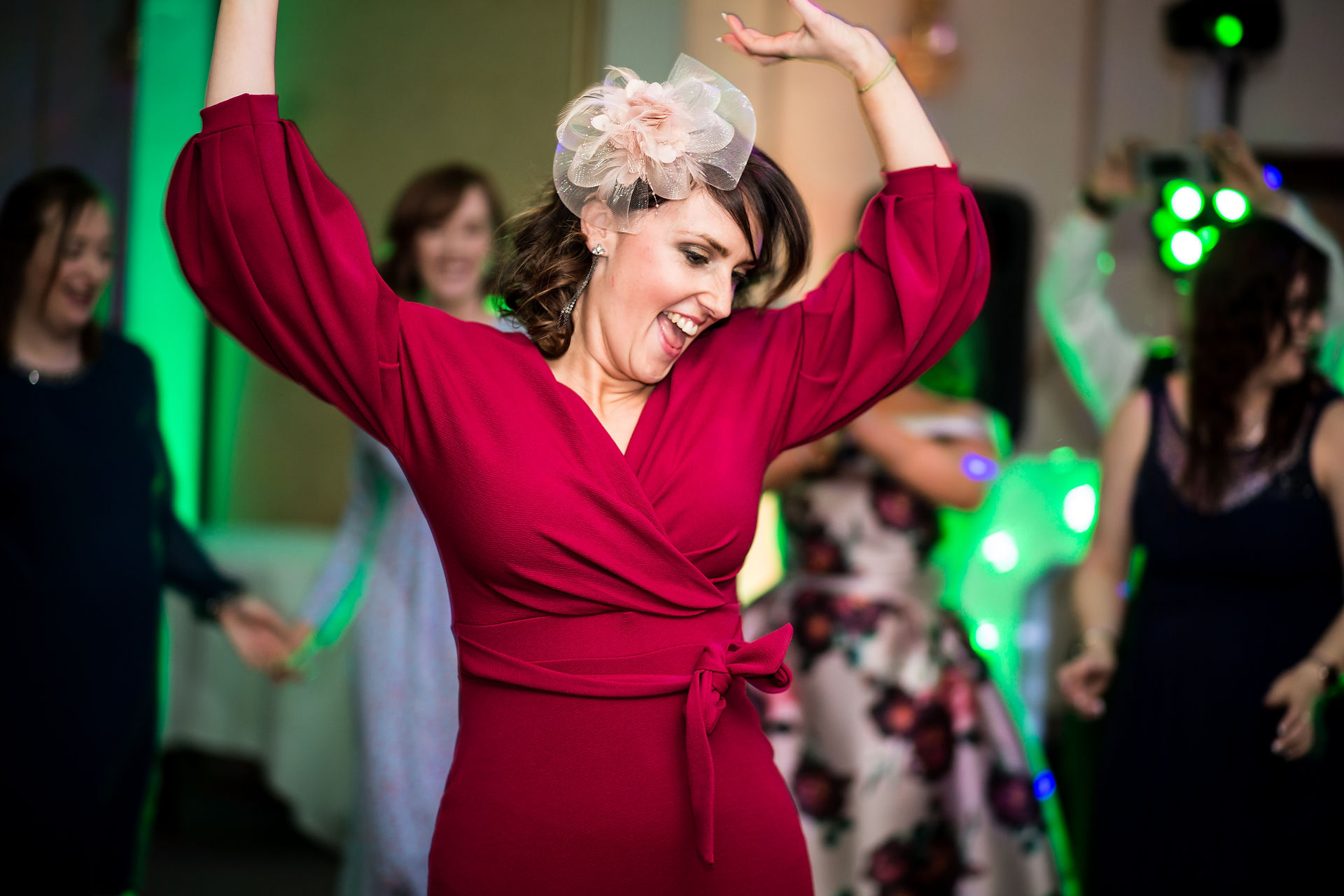 Guests Dancing Wedding Photography at Stradey Park Hotel, Carmarthenshire