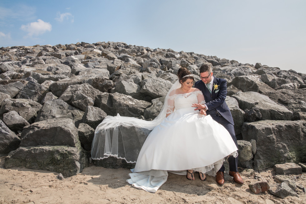 Wedding Photography on the Beach in The Gower, Swansea and Carmarthenshire