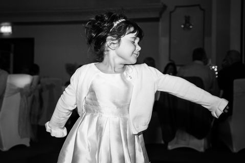 Child Wedding Photography Portrait at Stradey Park Hotel, Llanelli