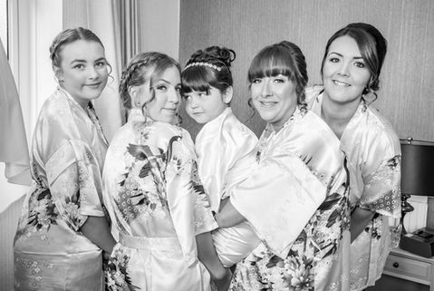 Natural Wedding Photography Photo of Bridesmaids gazing