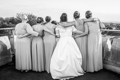 Bridal Party Wedding Photography Portrait at Stradey Park Hotel, Llanelli