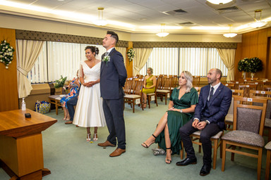 wedding photography in swansea civic centre