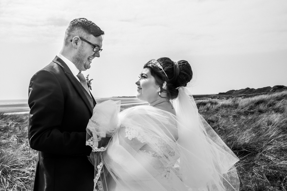Bride and Groom Photography with the Gower and Swansea Beach