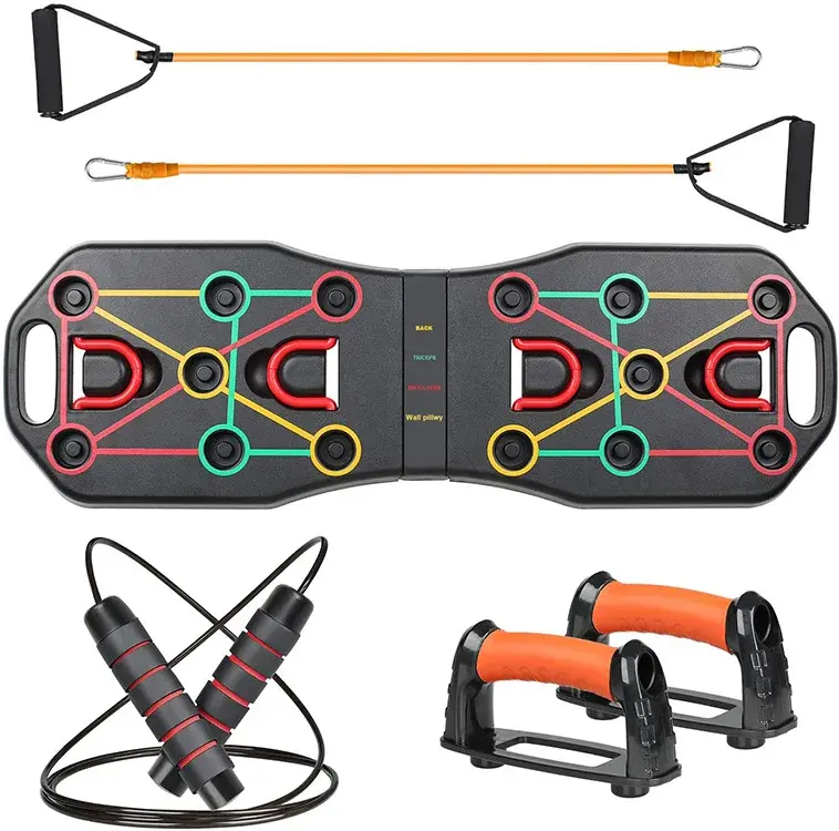 Thumbnail: 14 in 1 Fitness Foldable Power Press Push-Ups Board