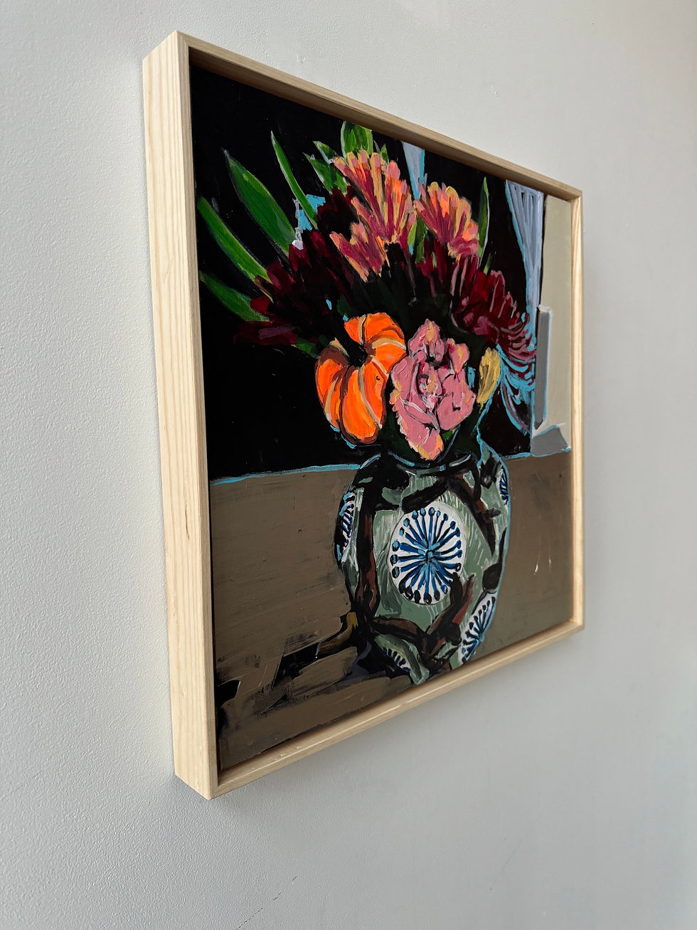 Thumbnail: WHEEL OF LIFE, Acrylic an panel, 20" x 20", 2022