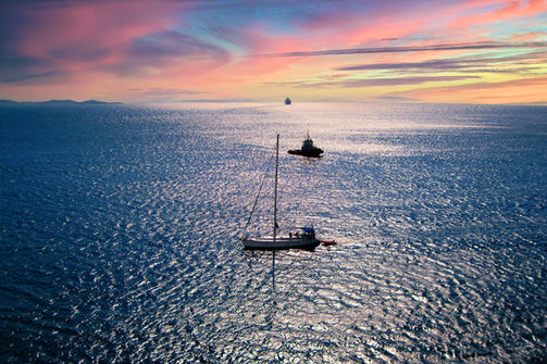 Boote, Meer & Himmel