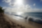 Plage du souffleur houle du nord