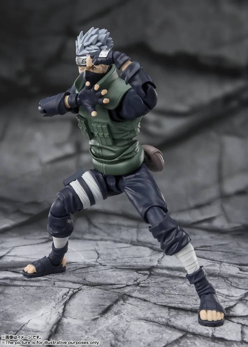 Miniatura: S.H.FIGUARTS: Naruto Shippuden - Kakashi Hatake (The Famous Sharingan Hero)