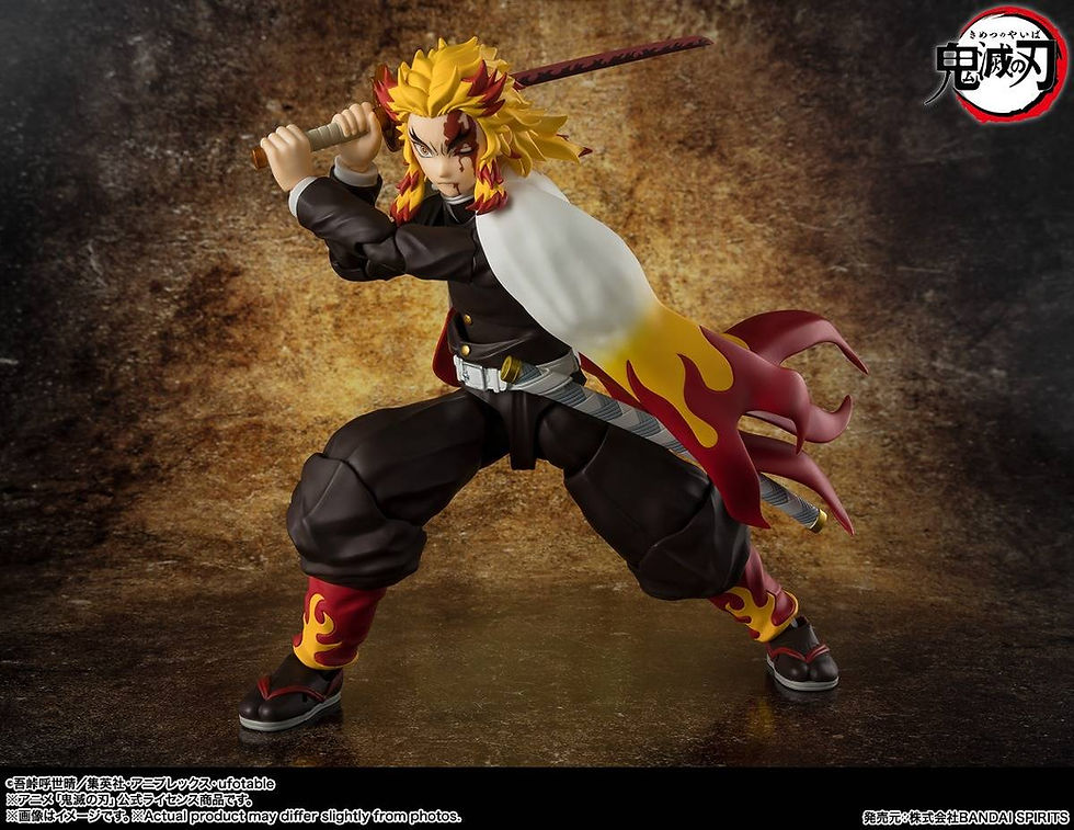 Miniatura: S.H.FIGUARTS: Demon Slayer - Kimetsu no Yaiba - Kyojuro Rengoku