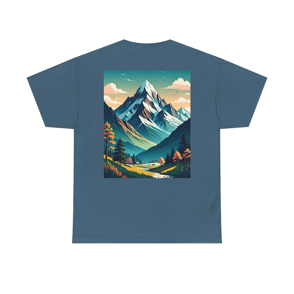 Thumbnail: Mountain Landscape T-Shirt — Scenic Nature Graphic Tee
