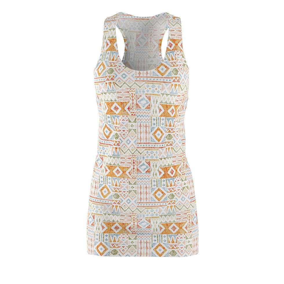 Thumbnail: Women's Cut & Sew Racerback Dress (AOP)