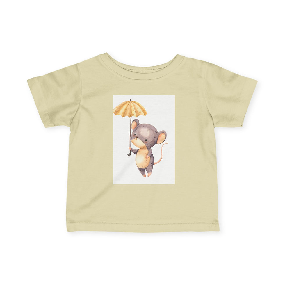 Thumbnail: Infant Tee — Vintage Wildflower Botanical Print Baby Shirt