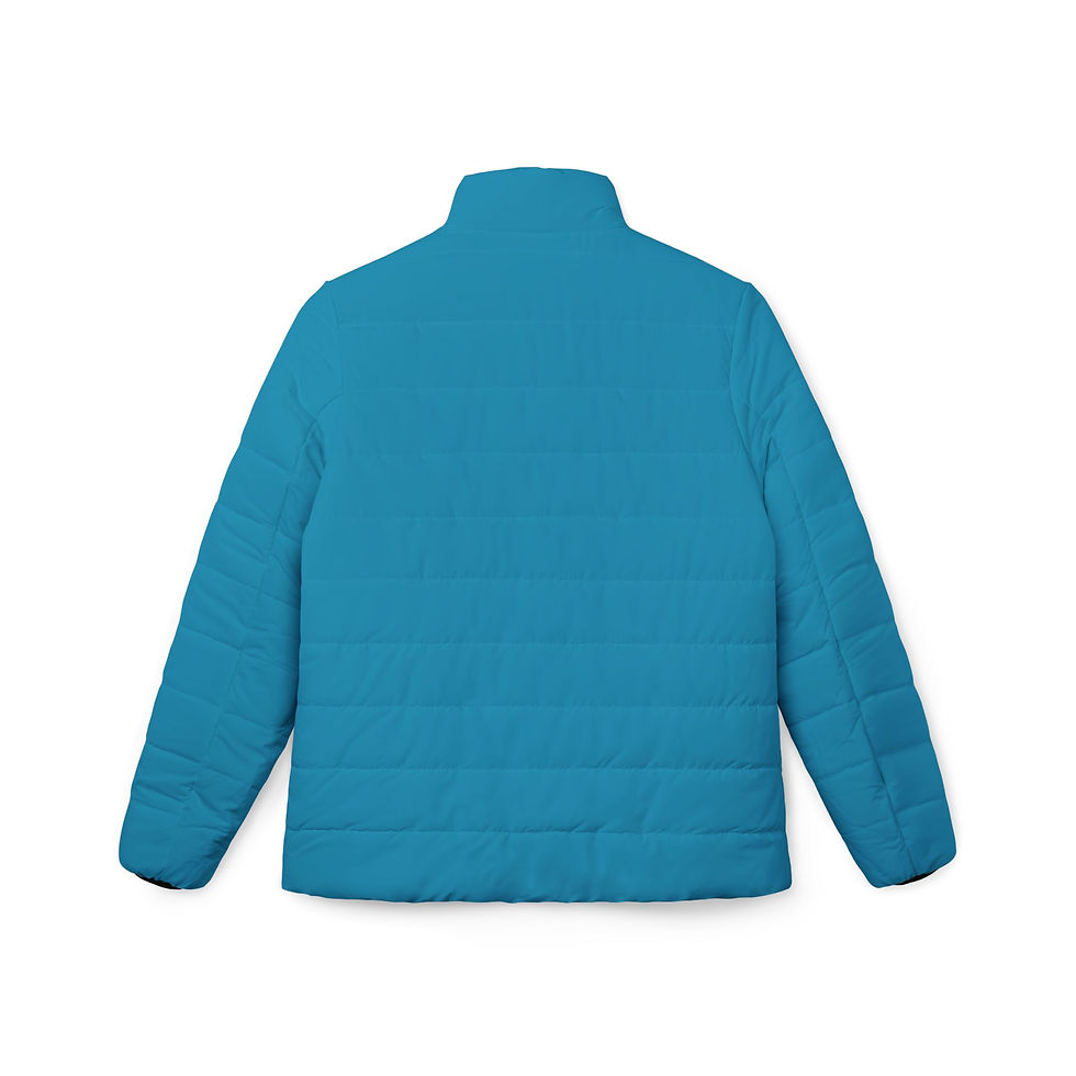 Thumbnail: Puffer Jacket — Women's Lightweight Quilted Coat, Cozy Blue Outerwear