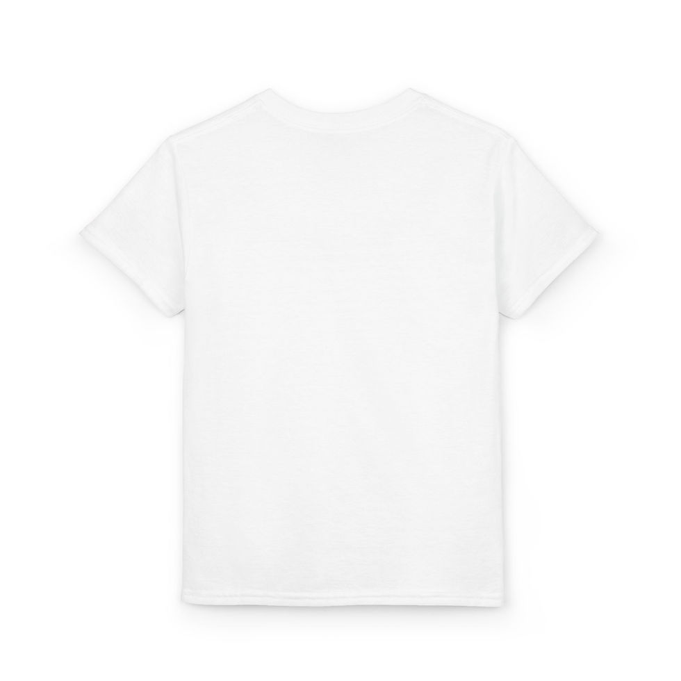 Thumbnail: Girls Youth Tiger Graphic T-Shirt — Pastel Geometric Tiger Face