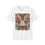 Thumbnail: Rabbit Portrait T-Shirt — Vintage Floral Hare Art Tee