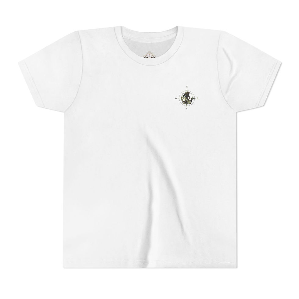 Thumbnail: Youth Tee - "Undefeated Hide & Seek Champion" Bigfoot Forest Graphic