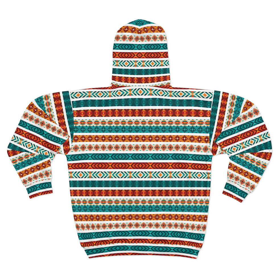 Thumbnail: Unisex Zip Hoodie (AOP)