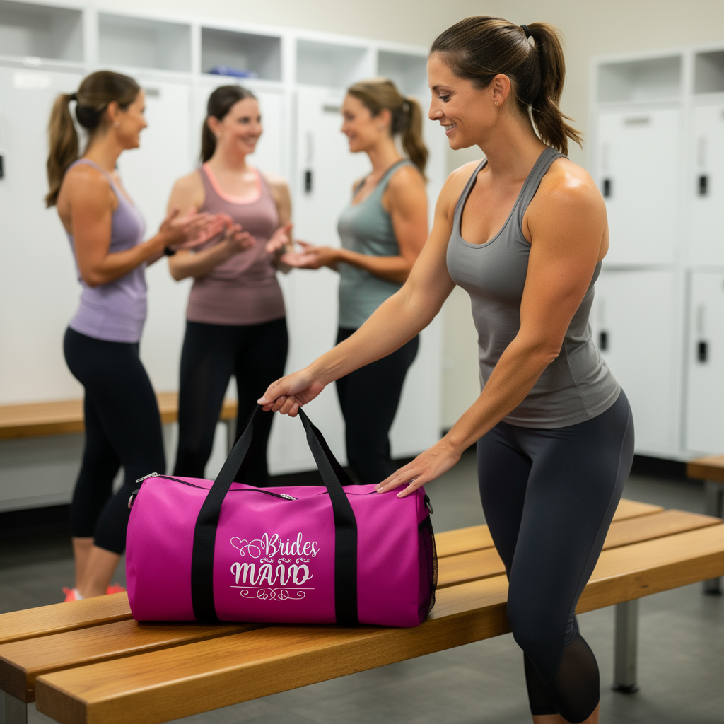 Bridesmaid Duffel Bag — Bridal Party Overnight Tote