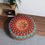 Thumbnail: Round Tufted Floor Pillow — Colorful Boho Mandala Cushion