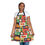 Thumbnail: Food Pattern Apron — Colorful Food Kitchen Apron with Burgers, Tacos & Desserts