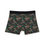 Thumbnail: Snake Pattern Men's Boxer Briefs – Dark Green Paisley All-Over Print