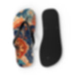 Thumbnail: Boho Floral Flip Flops — Colorful Mandala Summer Sandals