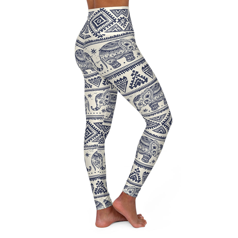 Thumbnail: High Waisted Yoga Leggings (AOP)