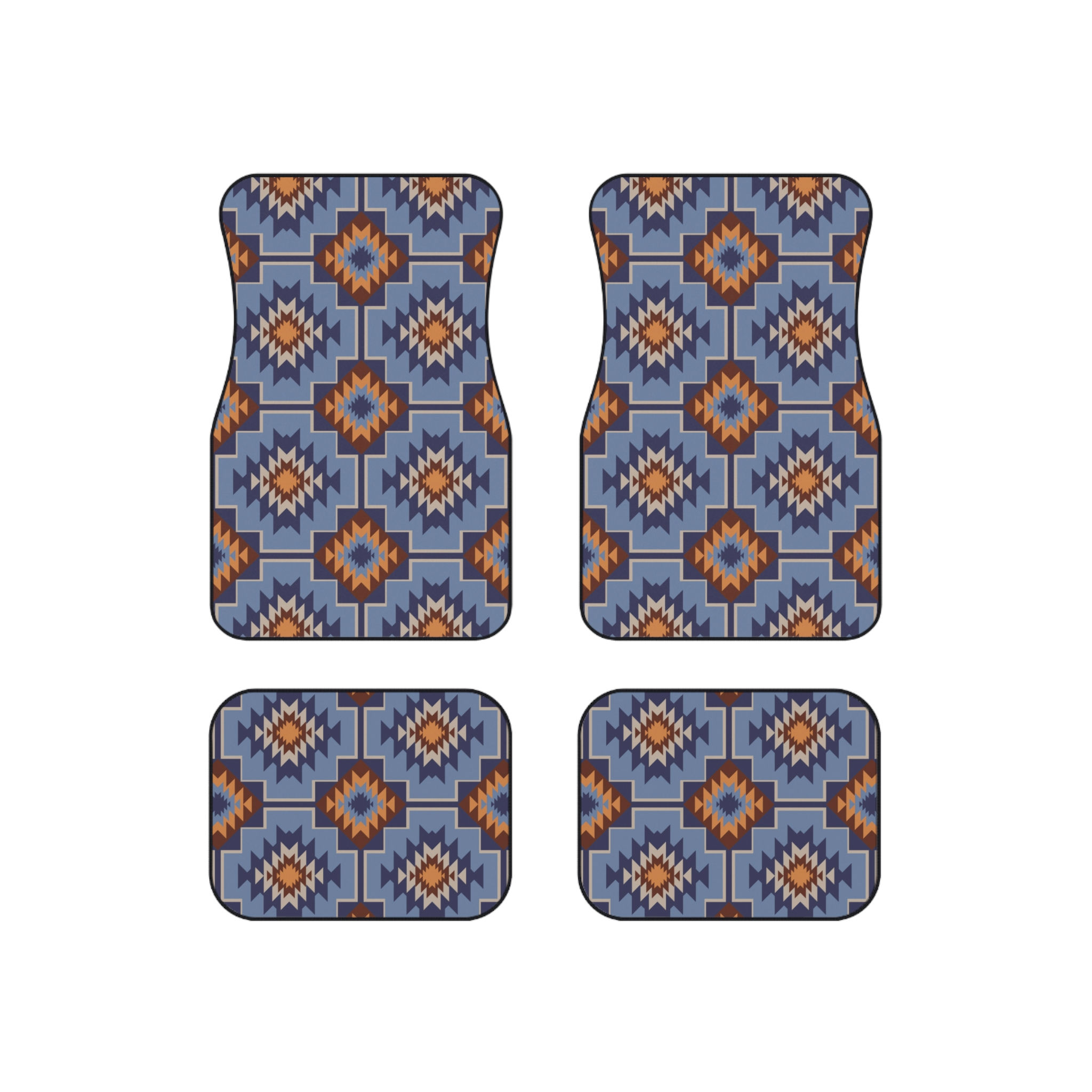 Southwestern Geometric Car Mats (Set of 4)