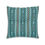 Thumbnail: Teal Tribal Print Tufted Floor Pillow — Square Boho Accent Cushion