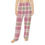 Thumbnail: Pink Plaid Women's Pajama Pants – Cozy Holiday Lounge Sleepwear