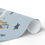 Thumbnail: Nautical Baby Blue Gift Wrap — Sailboats, Toy Cars & Planes Kids Wrapping Paper