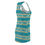 Thumbnail: Teal Floral Stripe Racerback Dress