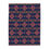 Thumbnail: Nordic Geo Fleece Blanket — Cozy Navy & Pink Aztec Pattern