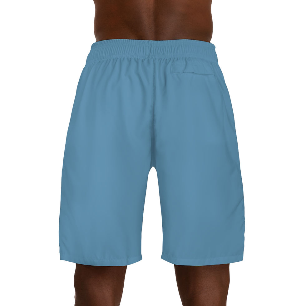 Thumbnail: Men's Jogger Shorts — Lightweight All-Over Print Athletic Shorts