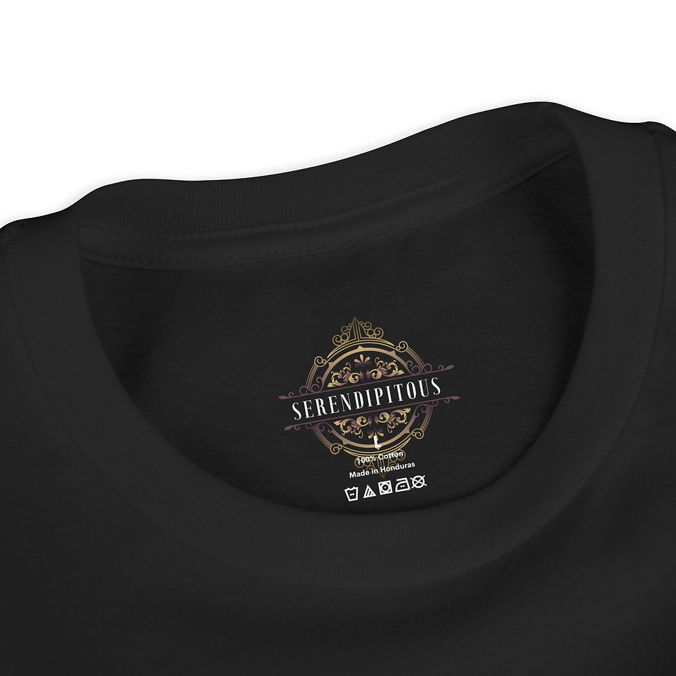 Thumbnail: Youth Tee — Sunlit Forest Stream Nature Graphic
