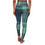 Thumbnail: Green Plaid High-Waist Yoga Leggings — Stretchy All-Over-Print Activewear