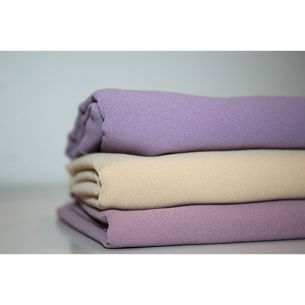 Thumbnail: Purple Luxury Chiffon Hijab Set