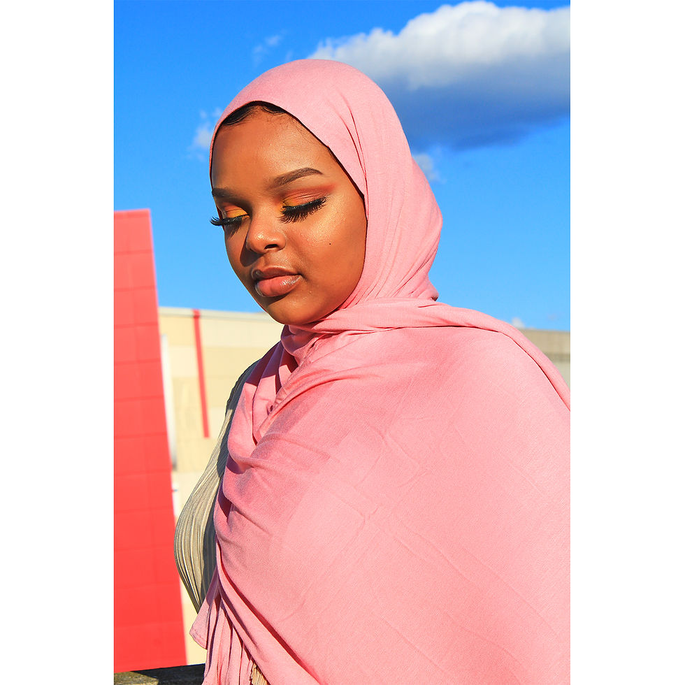 Thumbnail: Ballerina Pink Thick Maxi Jersey Hijab