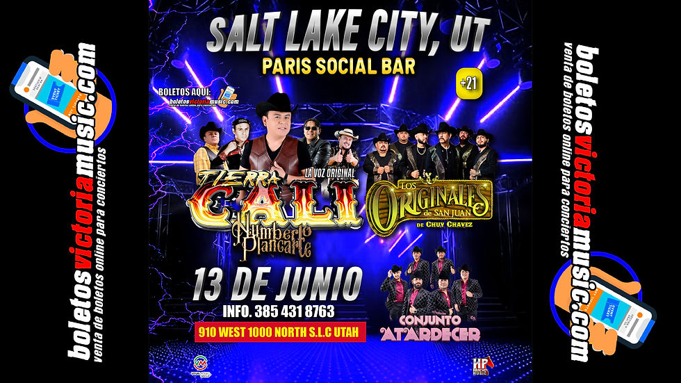 SALT LAKE CITY, UT, PARIS SOCIAL BAR, SABADO 13 DE JUNIO