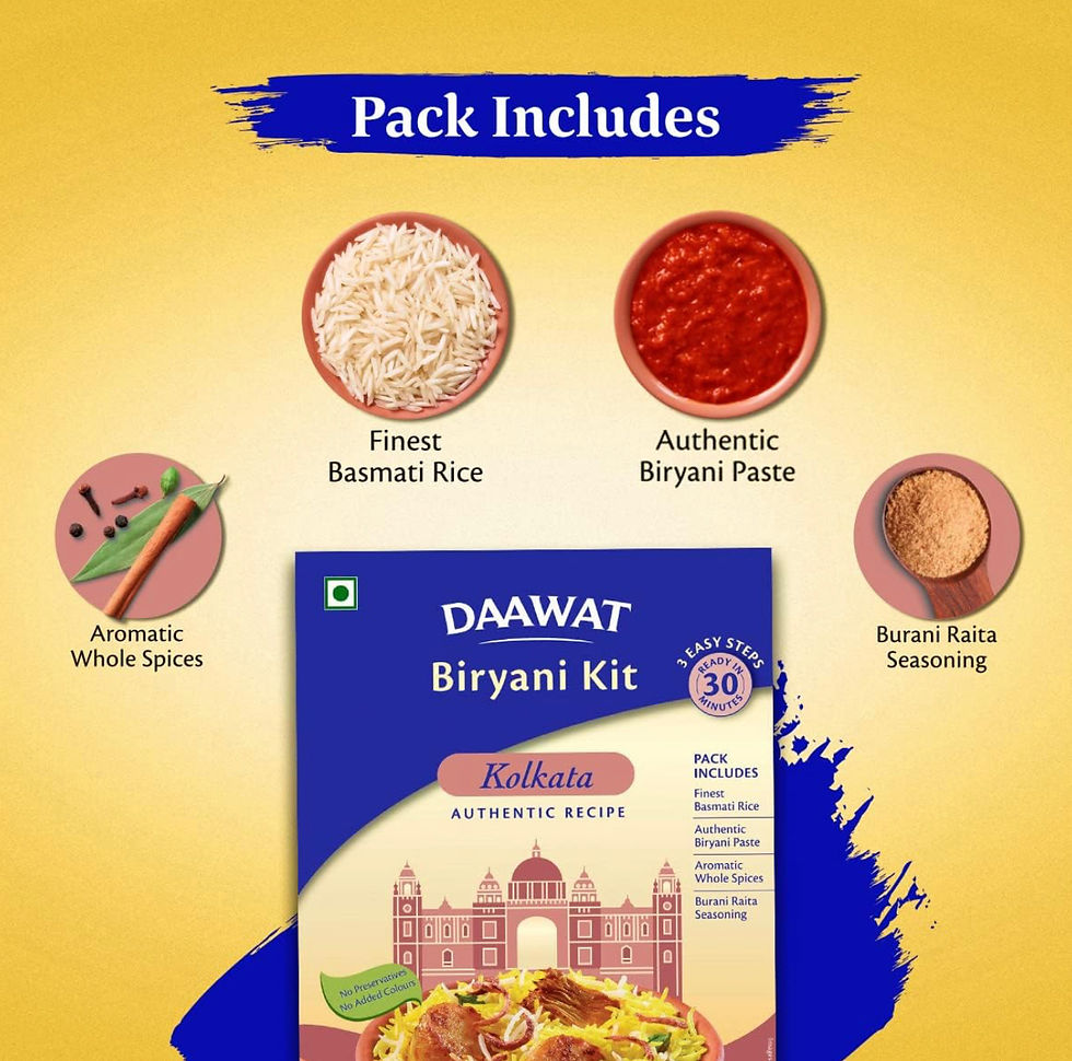 Thumbnail: Daawat Biryani Kit Kolkata | Authentic Recipe | Ready in 30 min | Ready to Cook 