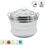 Thumbnail: Panca Idli Maker 6 Plates, 3 idli,1 dhokla, 1 Mini idli 1 Steamer PlateStainless