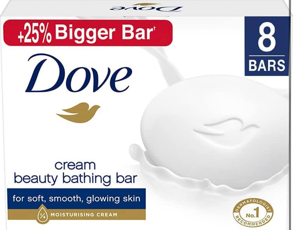 Thumbnail: Dove Cream Beauty Bathing Soap Bar 125g (Combo Pack of 8) | With Moisturising Cr