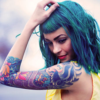 Girl with a Shoulder Tattoo