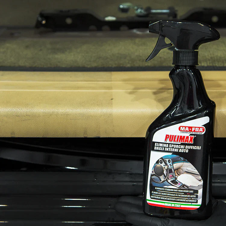 Spray Nettoyant Voiture Pulimax 150ml - Dégrise Les Sièges, Enlève Les Odeurs | Mafra