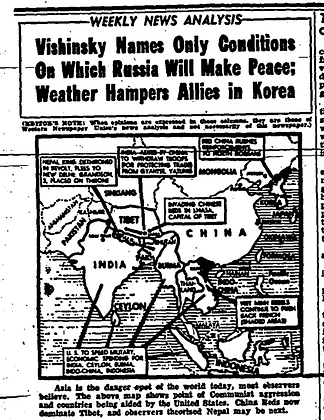 1950 Sykesville Herald 7 December Map.png