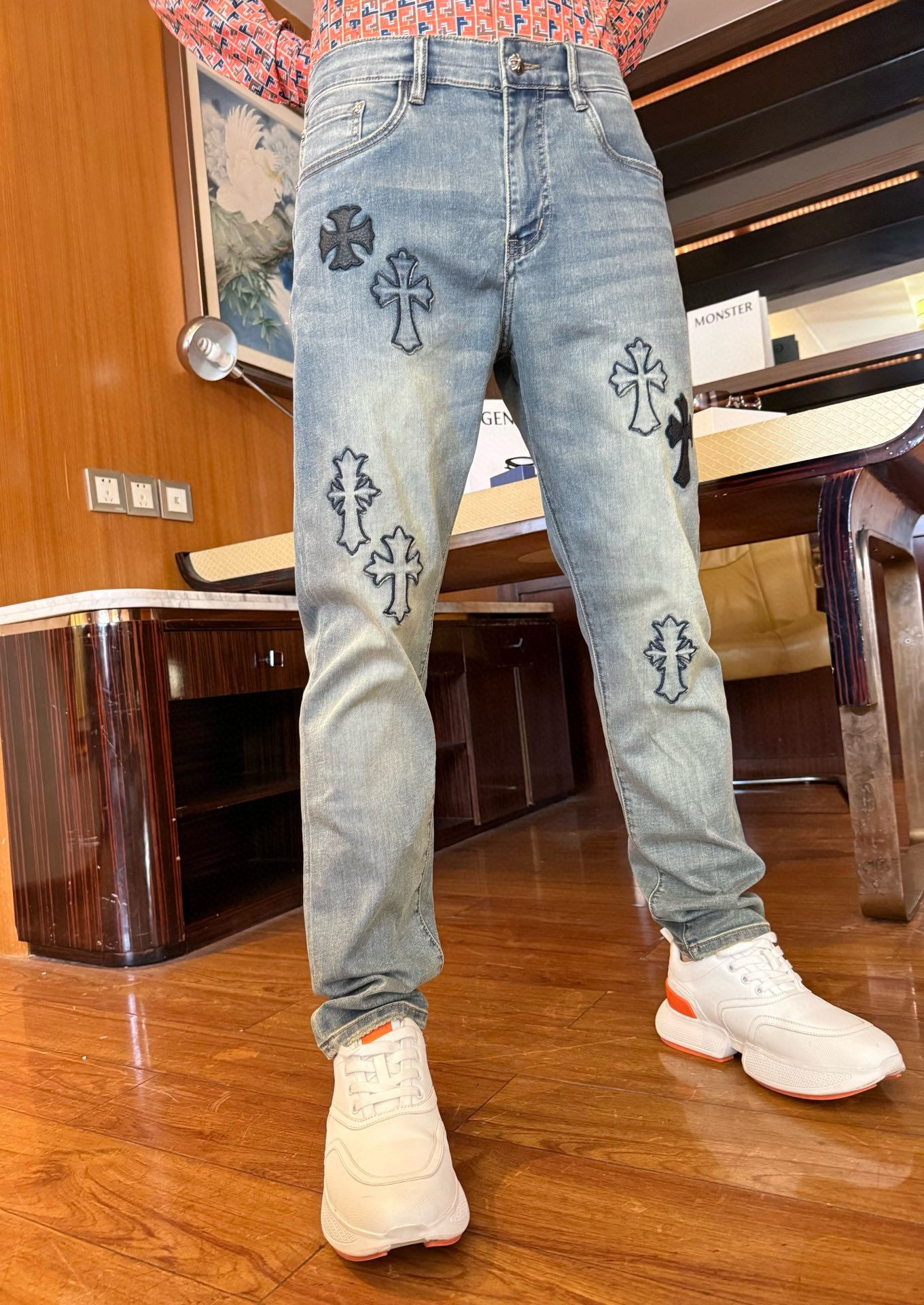 크롬하츠  남성 청바지